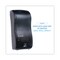 Boardwalk Rely Hybrid Foam Soap Dispenser, 900 mL, 5.25" x 4" x 12", Black Pearl SHF900SBBW - alternate 3